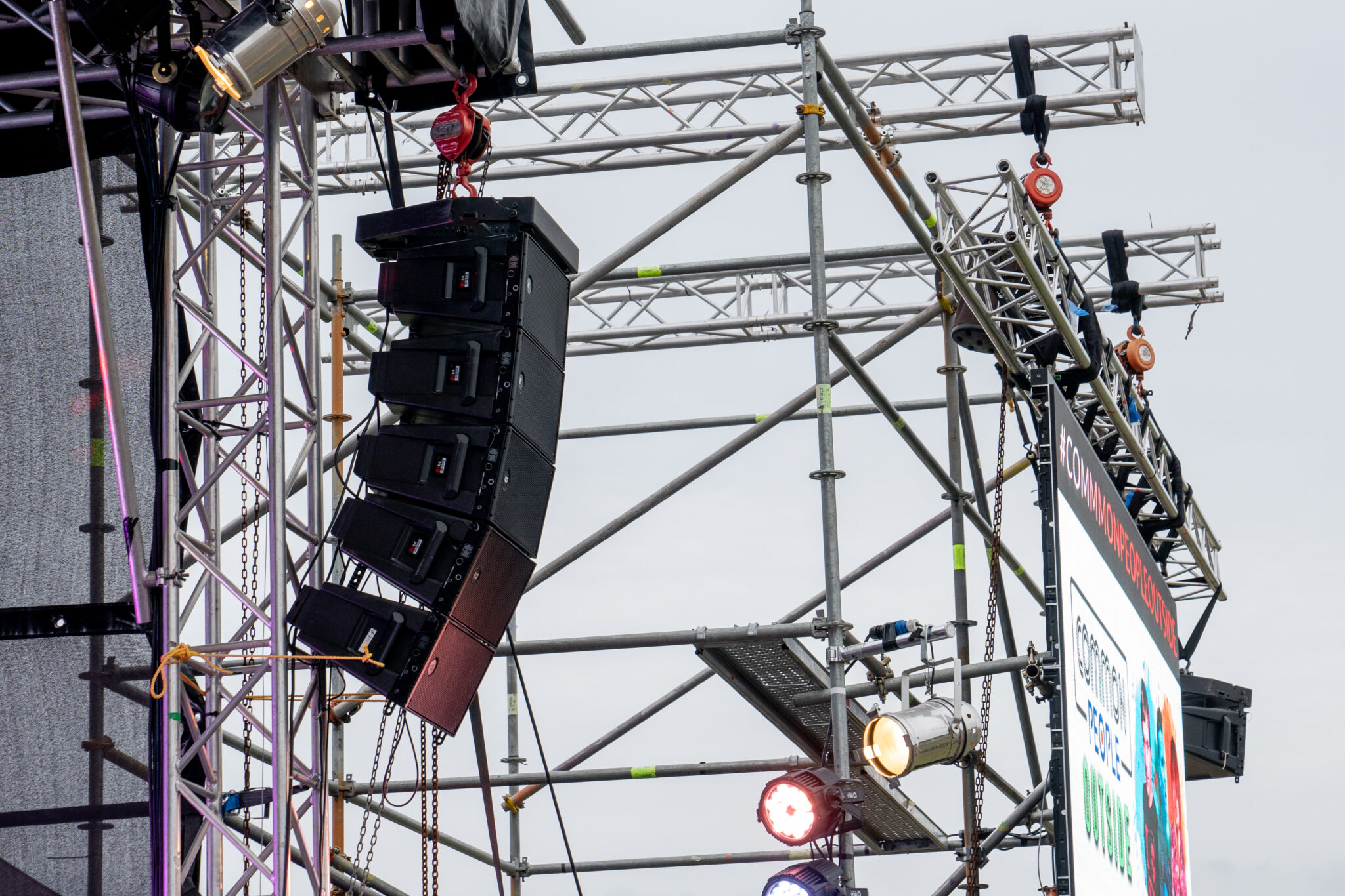 Ideal stage lights scaffold23 Ideal Events